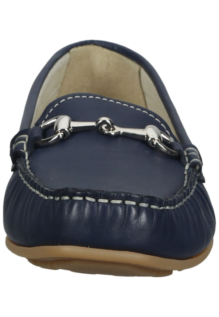 IMAC Mokassin Leder Blau/Beige