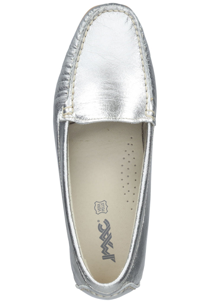 IMAC Mokassin Leder Silber