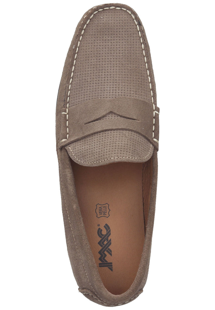 IMAC Mokassin Veloursleder Taupe