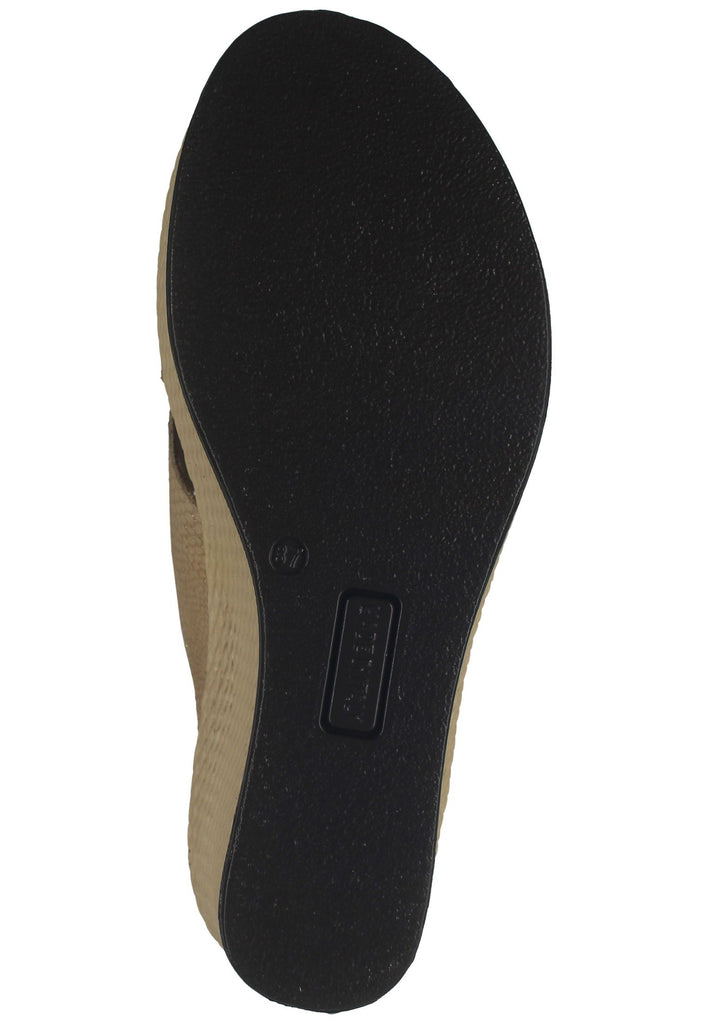 IMAC Pantoletten Leder Beige