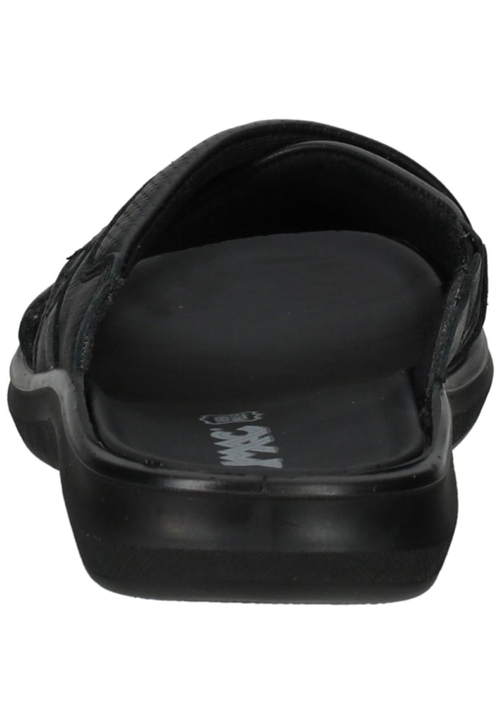 IMAC Pantoletten Leder Schwarz