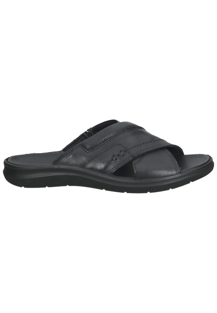 IMAC Pantoletten Nappaleder Schwarz