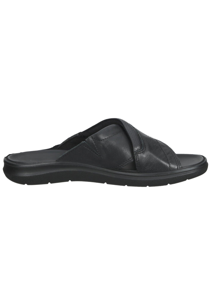 IMAC Pantoletten Nappaleder Schwarz