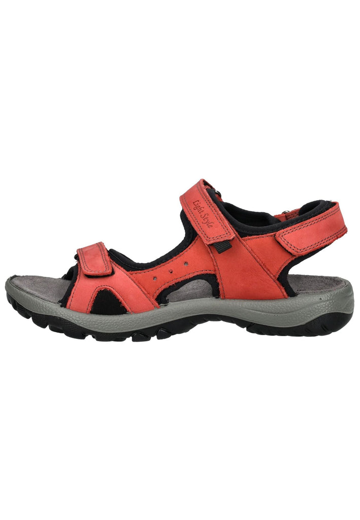 Sandalen IMAC Sandalen Leder Rot/Schwarz