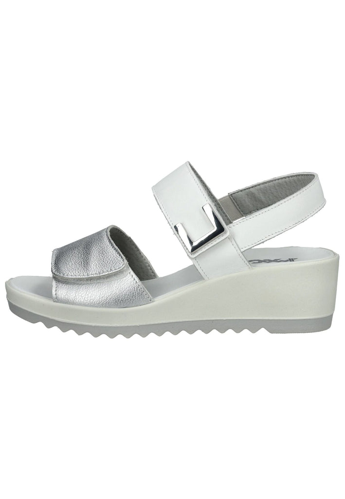 Sandalen IMAC Sandalen Leder Silber/Weiß