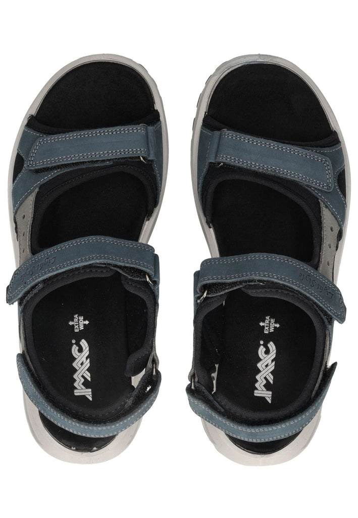 IMAC Sandalen Leder Blau/Grau