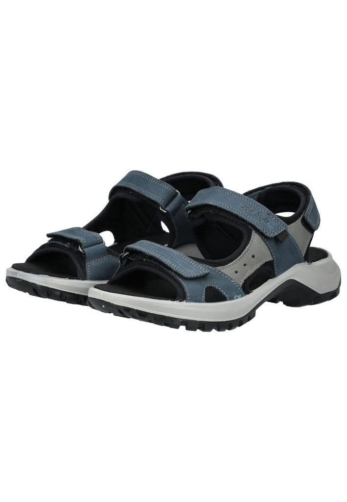 IMAC Sandalen Leder Blau/Grau