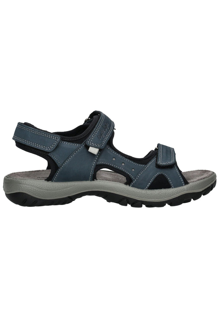 IMAC Sandalen Leder Blau/Schwarz