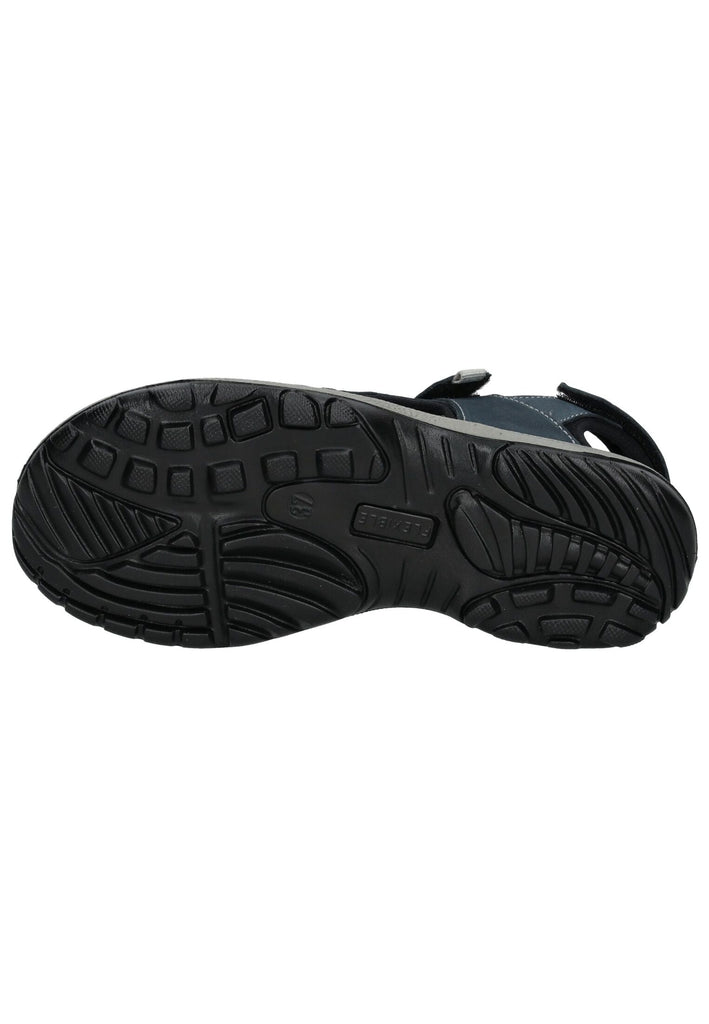 IMAC Sandalen Leder Blau/Schwarz