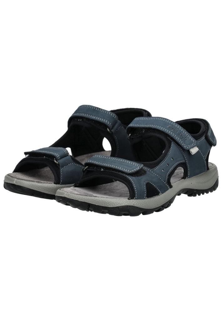 IMAC Sandalen Leder Blau/Schwarz