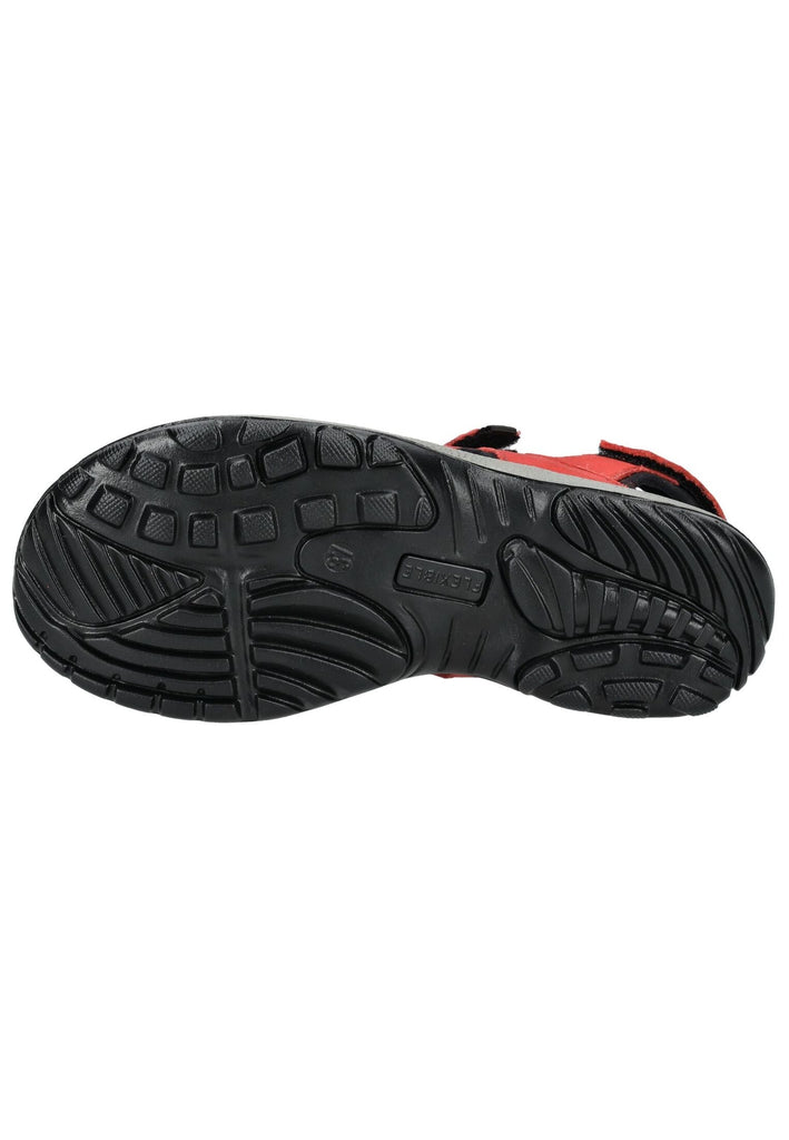 IMAC Sandalen Leder Rot/Schwarz