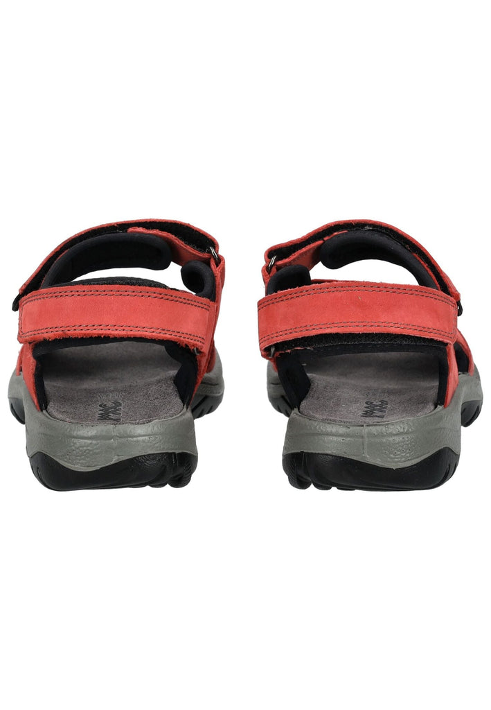 IMAC Sandalen Leder Rot/Schwarz
