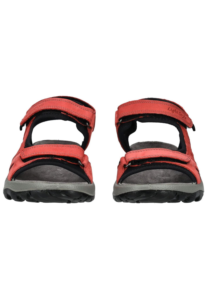 IMAC Sandalen Leder Rot/Schwarz