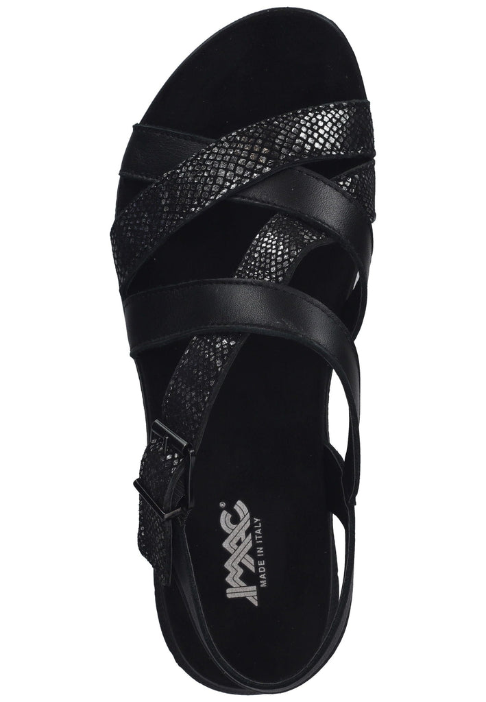 IMAC Sandalen Leder Schwarz