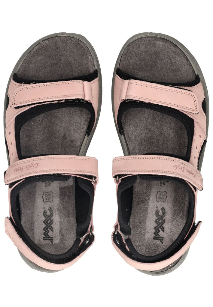 IMAC Sandalen Leder Schwarz/Rosa