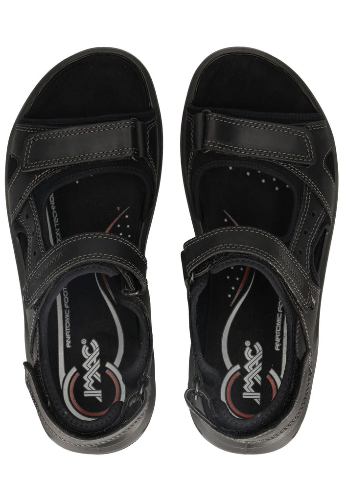 IMAC Sandalen Leder Schwarz/Schwarz