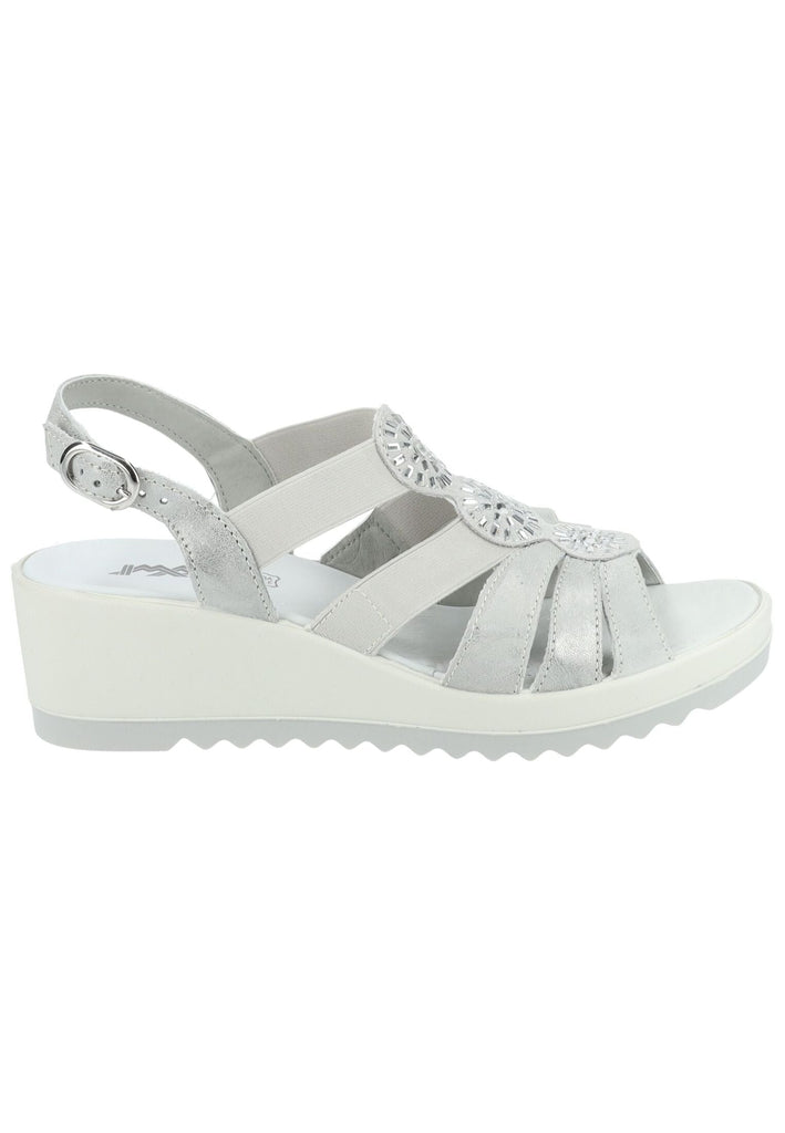 IMAC Sandalen Leder Silber/Grau
