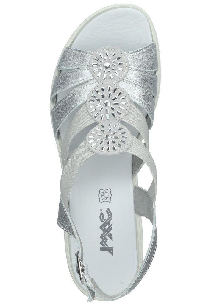 IMAC Sandalen Leder Silber/Grau
