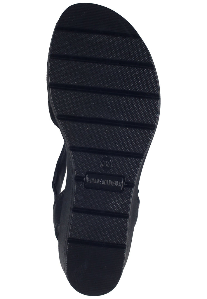 IMAC Sandalen Leder/Textil Schwarz/Schwarz