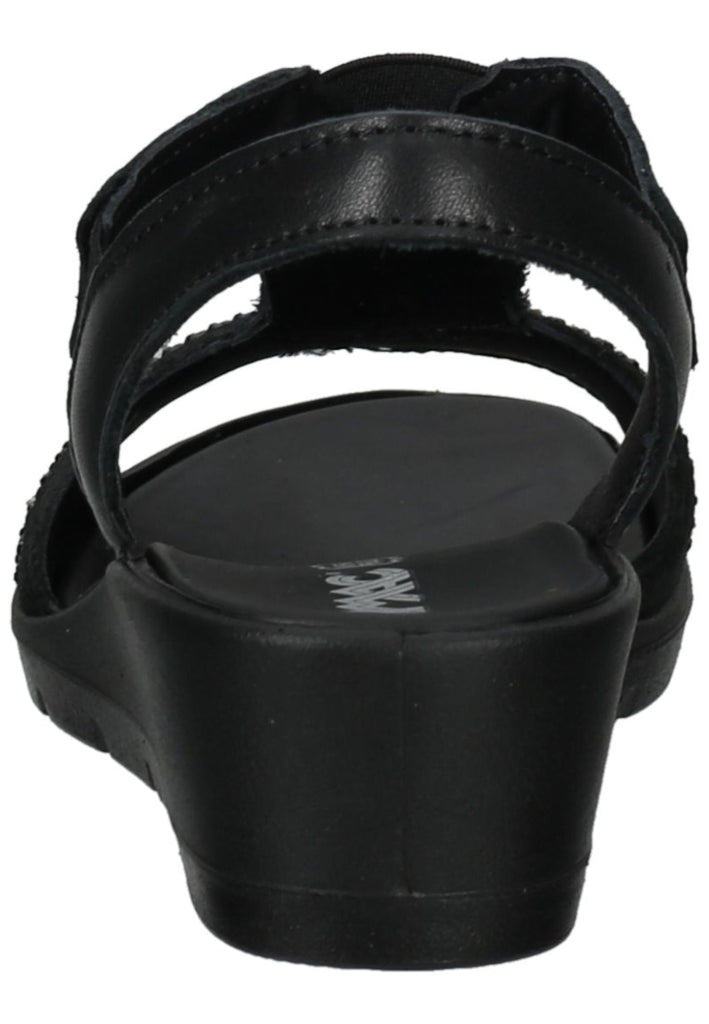 IMAC Sandalen Leder/Textil Schwarz/Schwarz