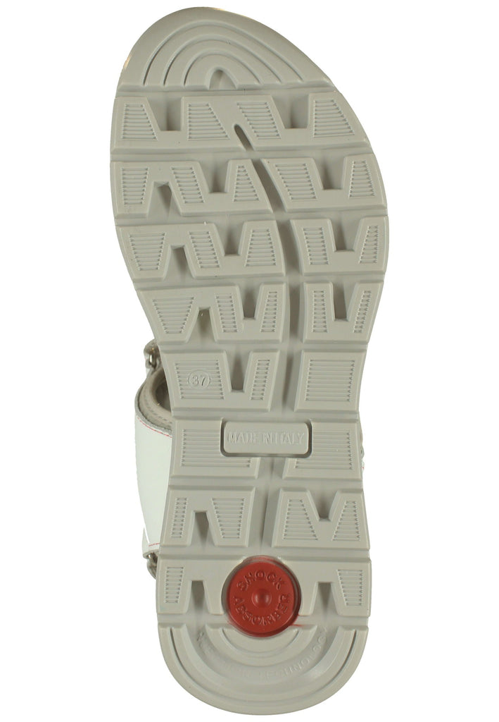 IMAC Sandalen Leder/Textil Weiß/Grau