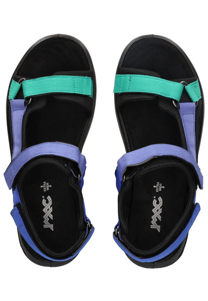 IMAC Sandalen Textil Schwarz Multi