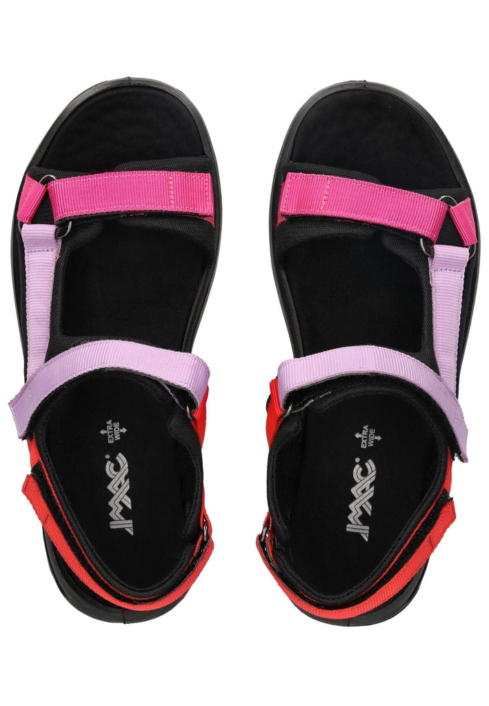IMAC Sandalen Textil Schwarz/Pink