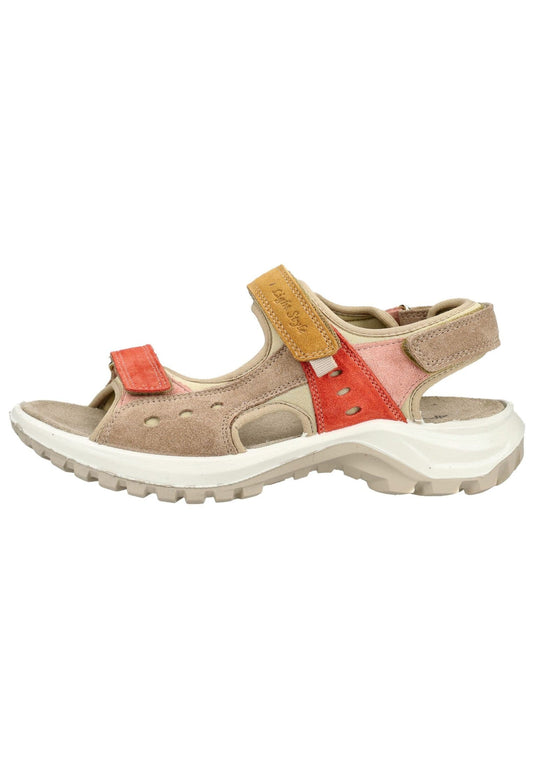 IMAC Sandalen Veloursleder Beige/Orange