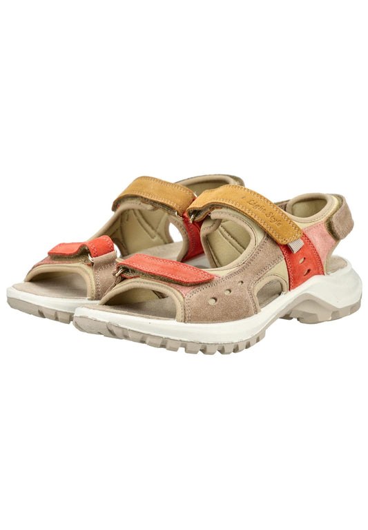IMAC Sandalen Veloursleder Beige/Orange