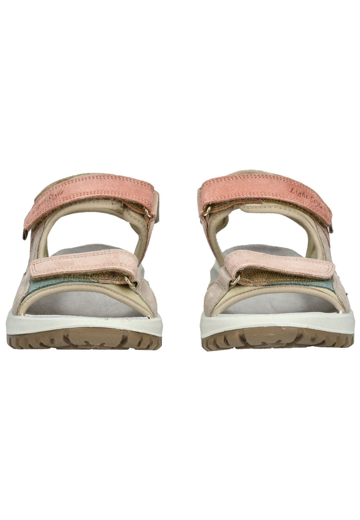 IMAC Sandalen Veloursleder Beige/Rosa