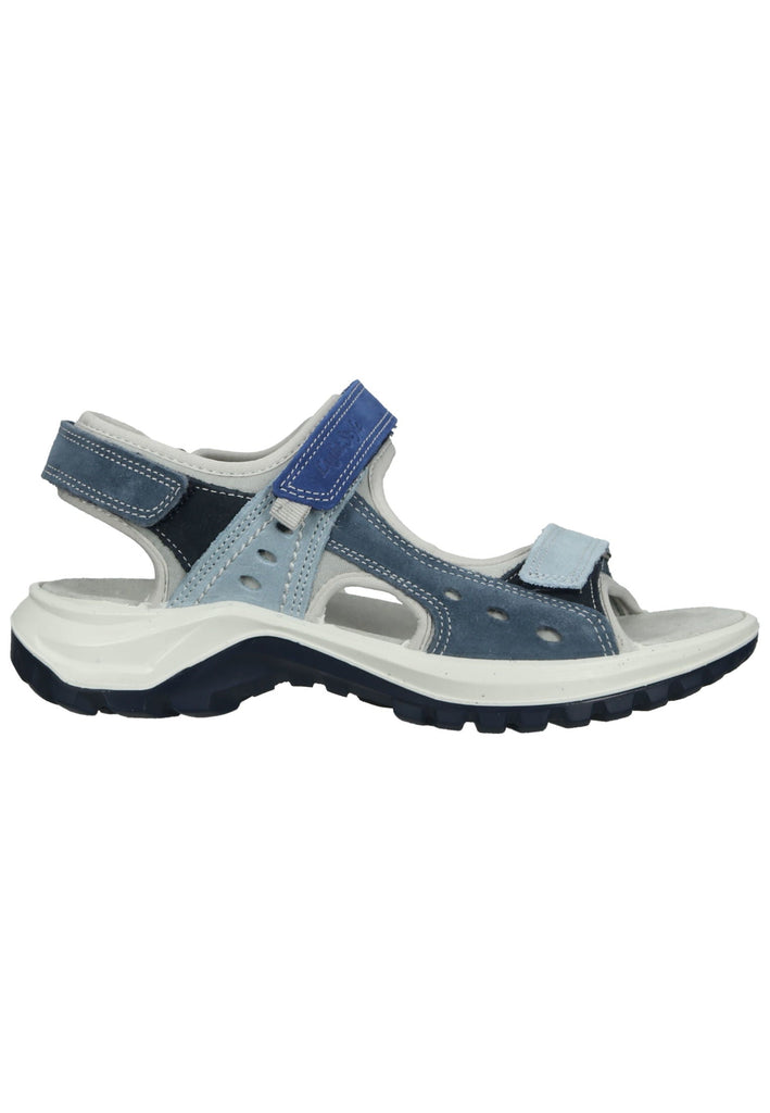 IMAC Sandalen Veloursleder Blau/Multi