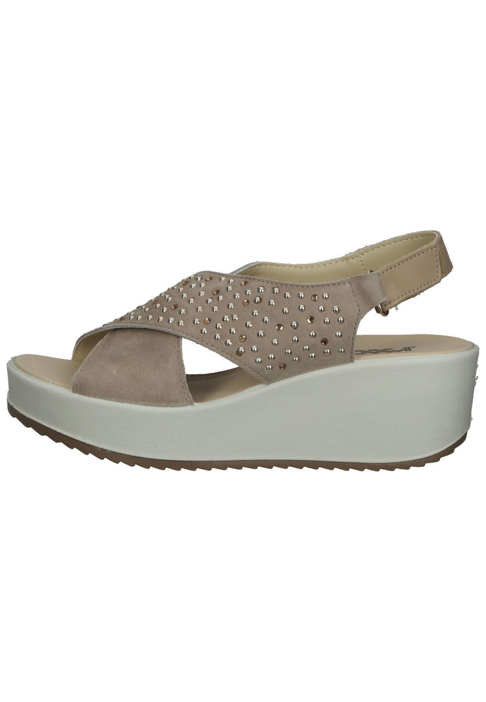 IMAC Sandalen Veloursleder Taupe