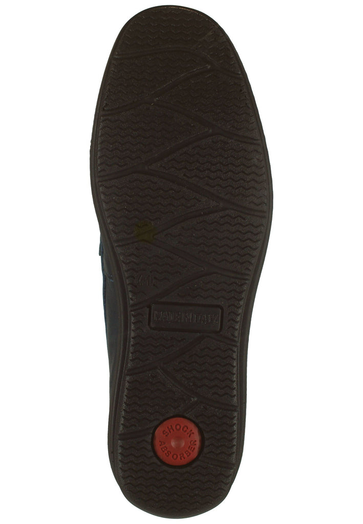 IMAC Slipper Glattleder Dunkelblau