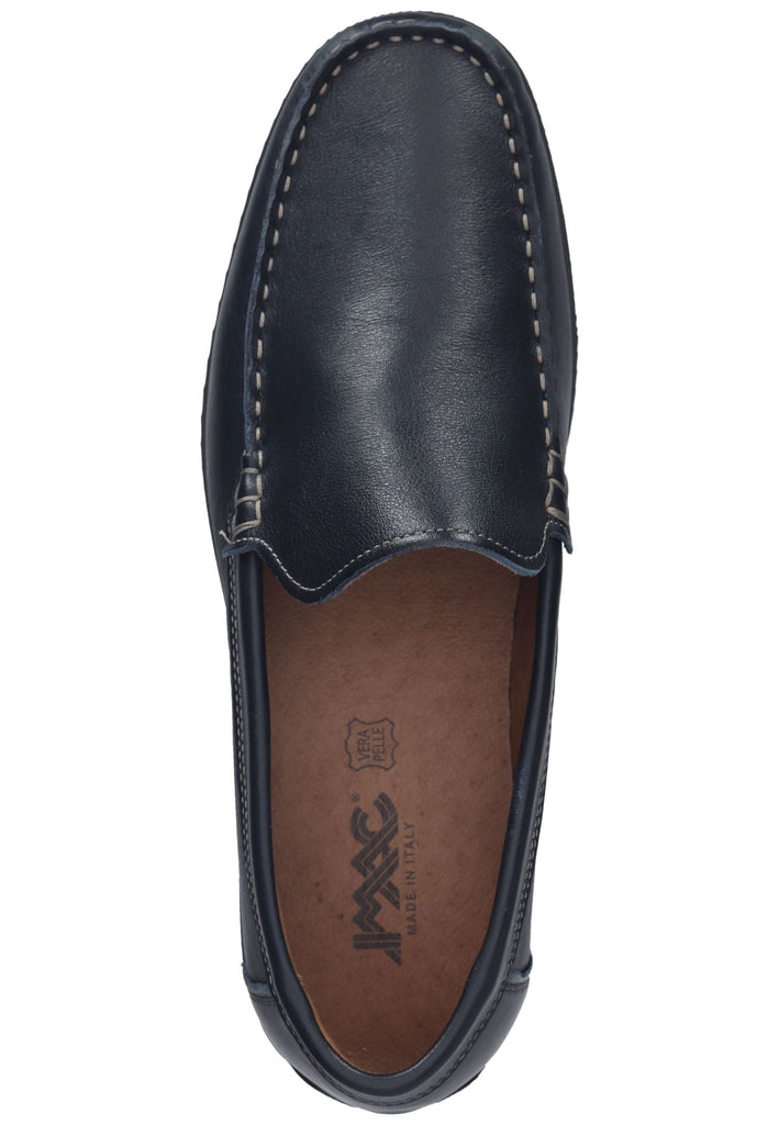 IMAC Slipper Glattleder Dunkelblau