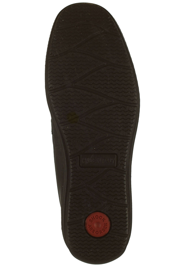 IMAC Slipper Glattleder Schwarz