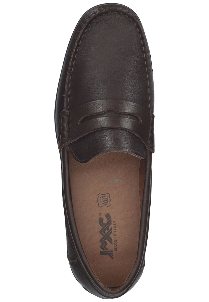 IMAC Slipper Leder Dunkelbraun