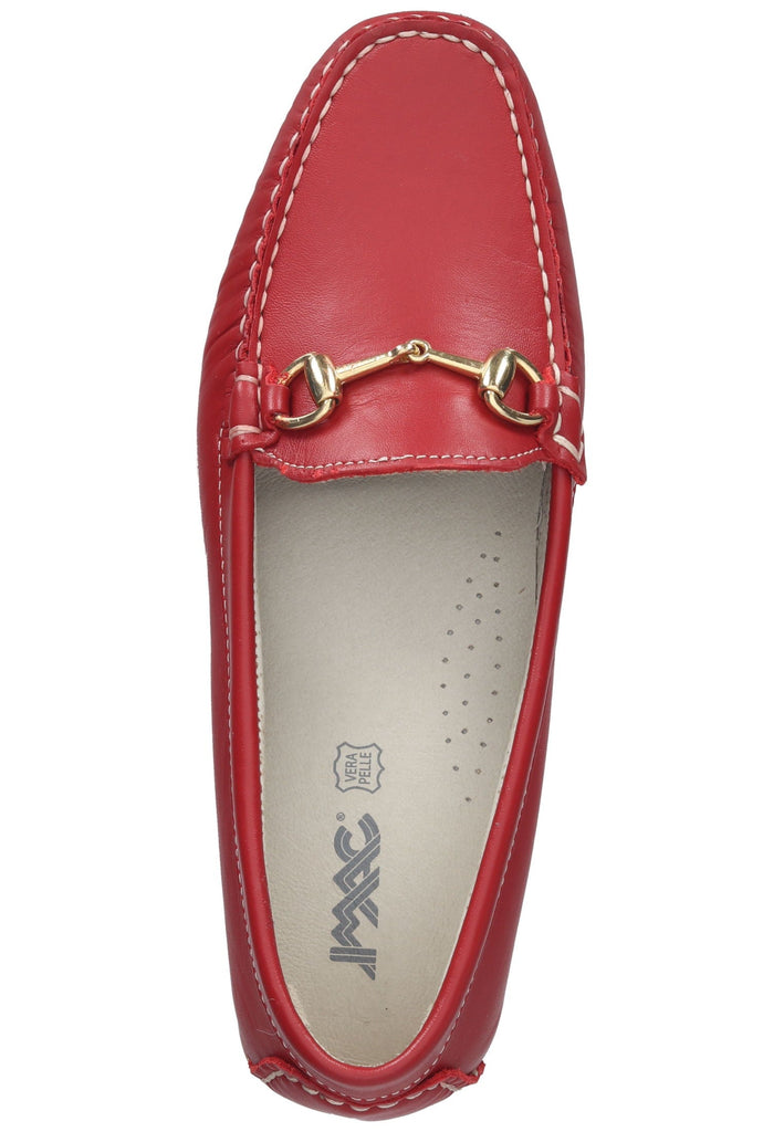 IMAC Slipper Leder Rot/Beige