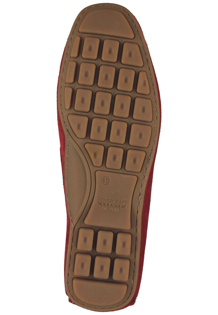 IMAC Slipper Leder Rot/Beige