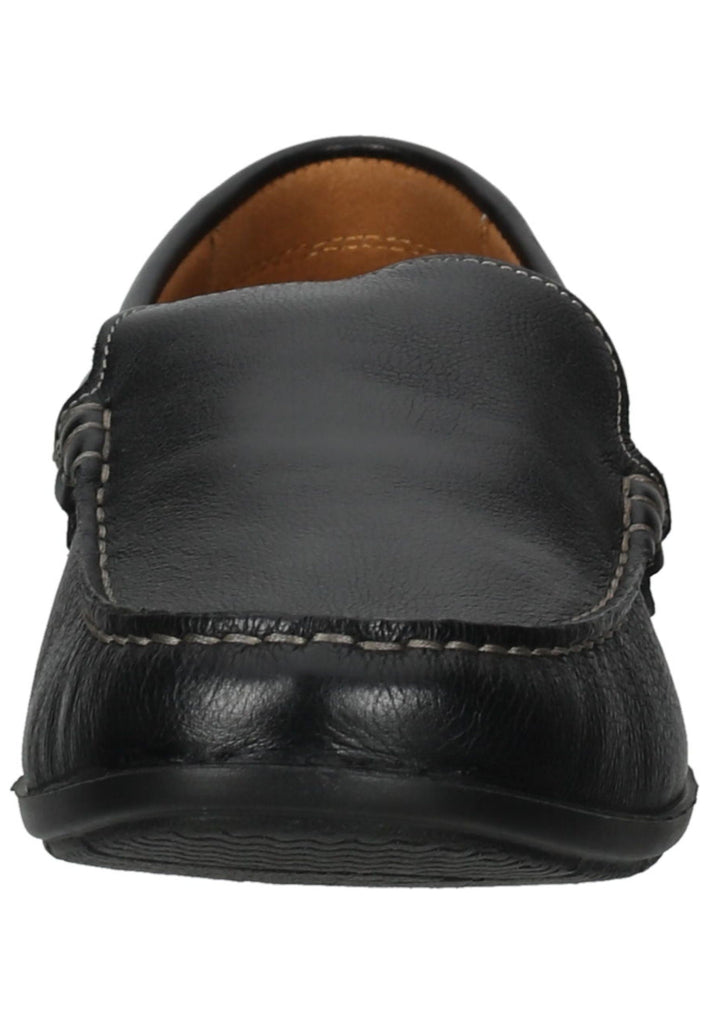 IMAC Slipper Leder Schwarz/Schwarz