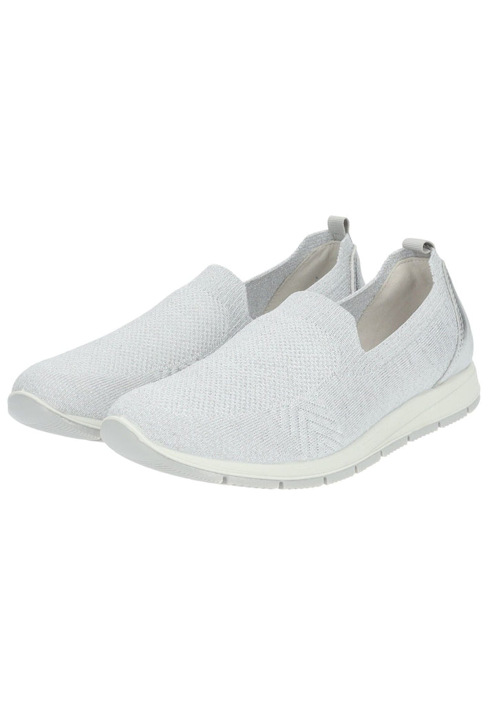 IMAC Slipper Lederimitat/Mesh Weiß/Silber