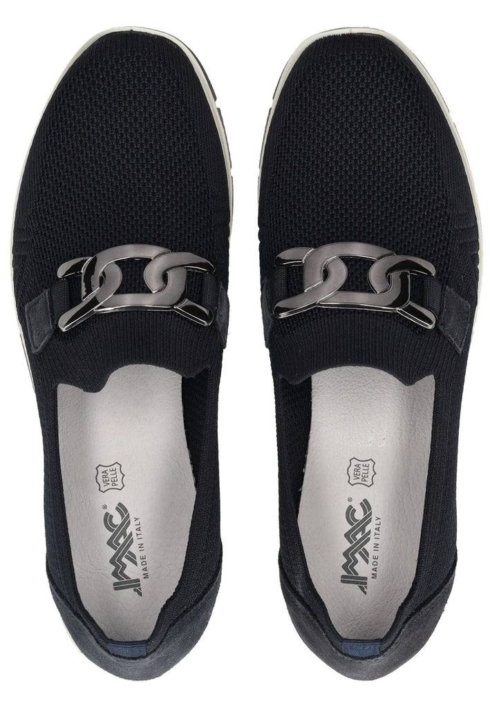 IMAC Slipper Lederimitat/Textil Dunkelblau