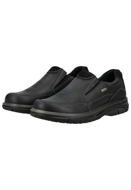 IMAC Slipper Nubukleder Schwarz
