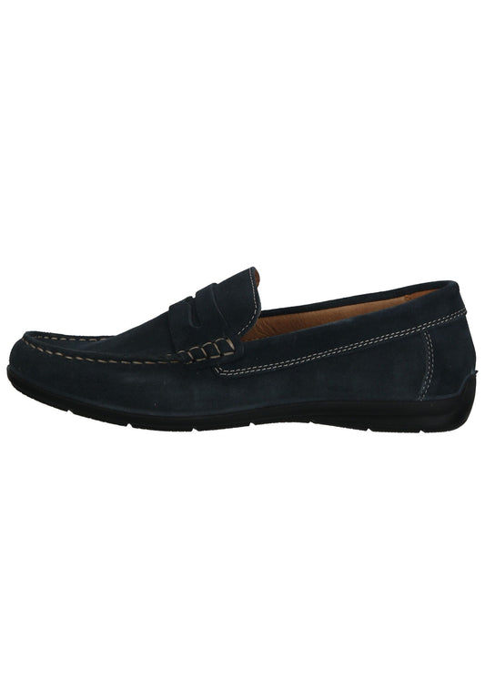 IMAC Slipper Veloursleder Dunkelblau