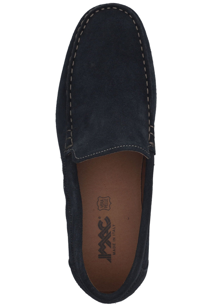 IMAC Slipper Veloursleder Dunkelblau