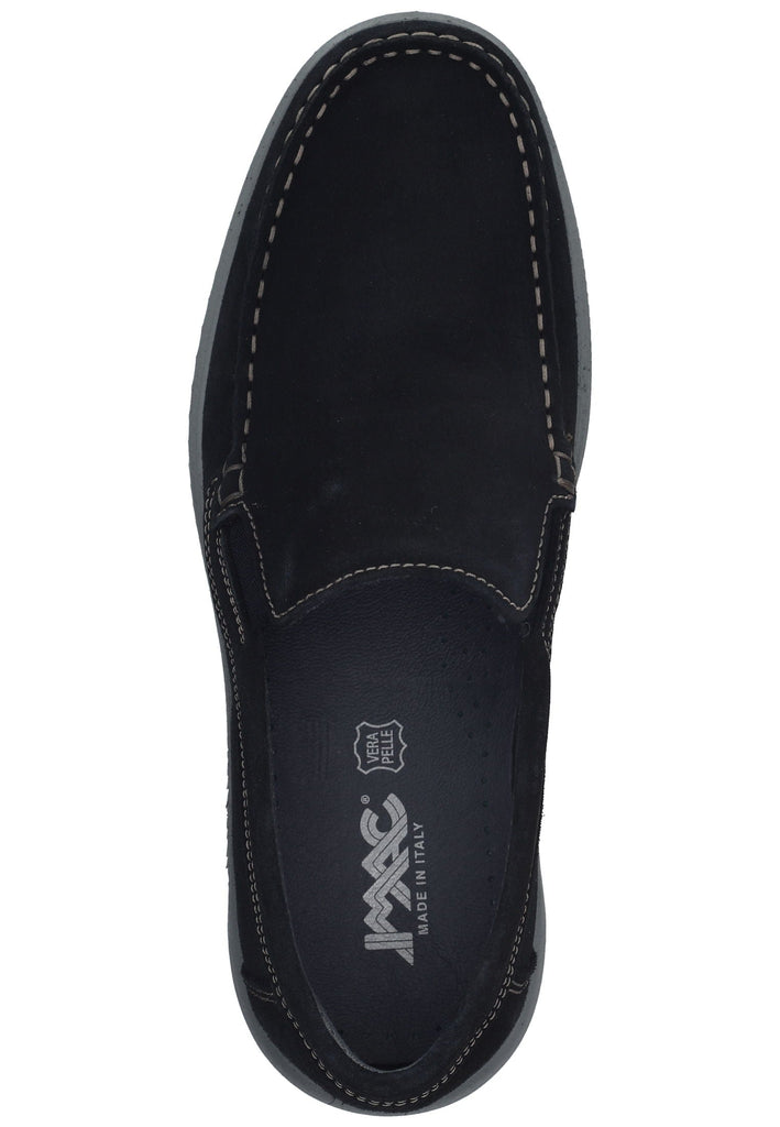 IMAC Slipper Veloursleder Dunkelblau
