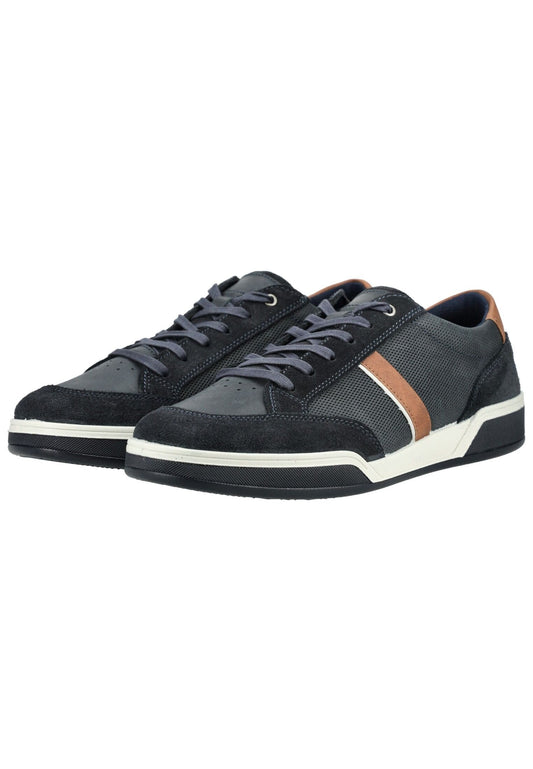 IMAC Sneaker Leder Blau/Braun