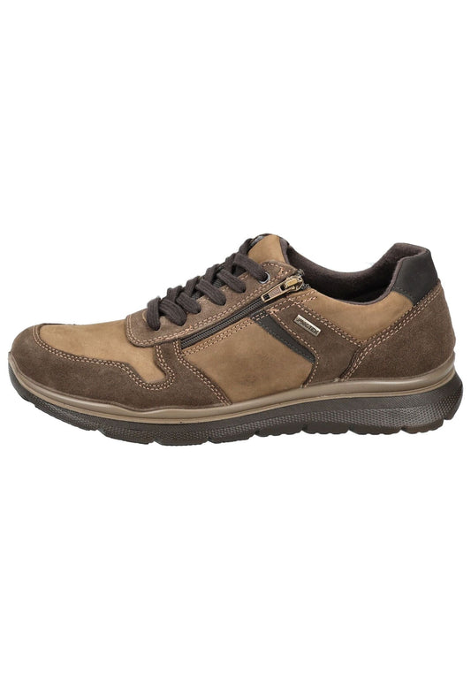 IMAC Sneaker Leder Taupe/Braun