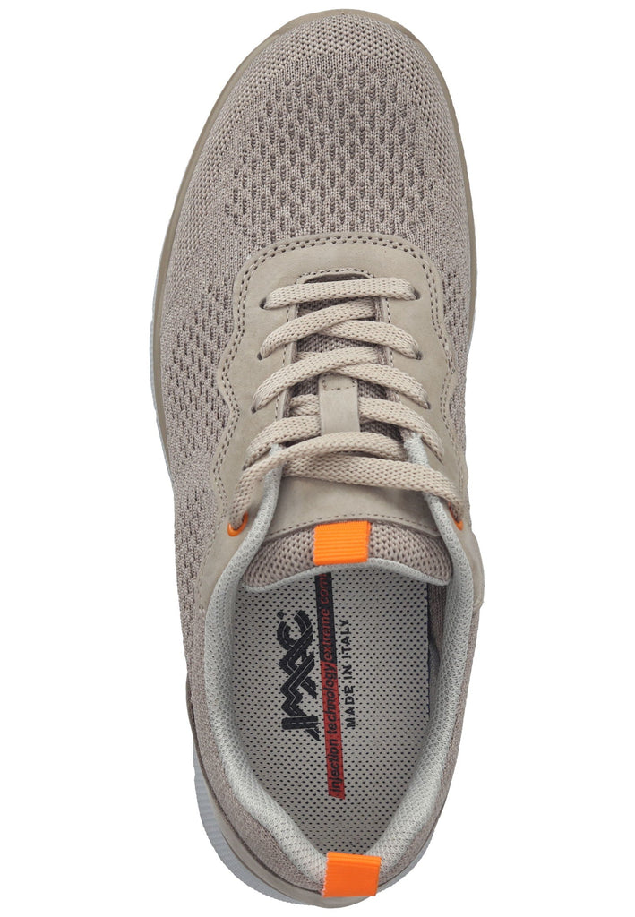 IMAC Sneaker Lederimitat/Mesh Beige/Orange