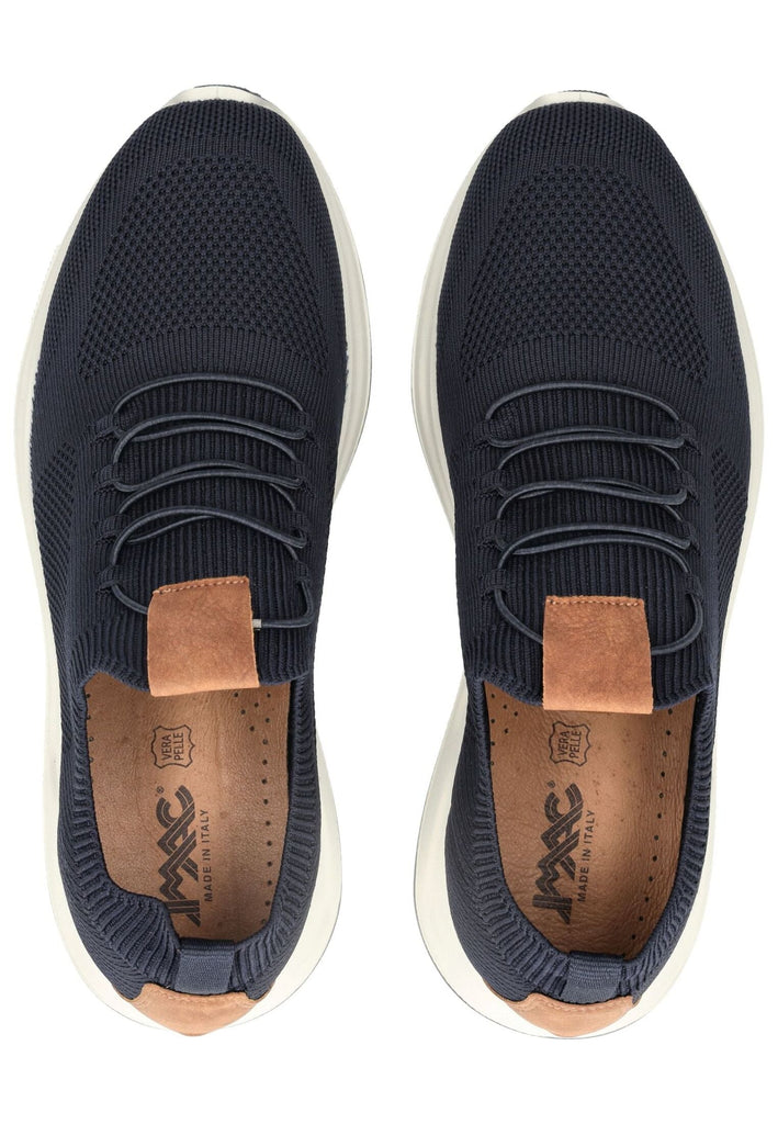 IMAC Sneaker Textil Dunkelblau/Braun