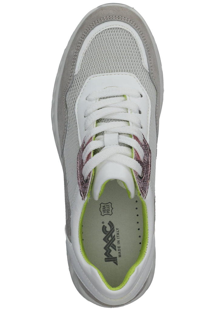 IMAC Sneaker Veloursleder/Mesh Grau/Weiß